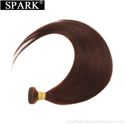 SPARK Brazilian Hair Straight Bundles 10A Grade 100% Unprocessed Virgin Straight Human Hair 3 Bundles Weave Extensions #4